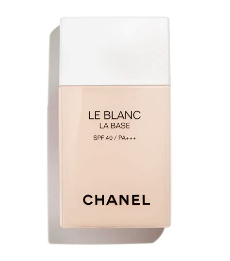 chanel le blanc la base review|chanel la base primer.